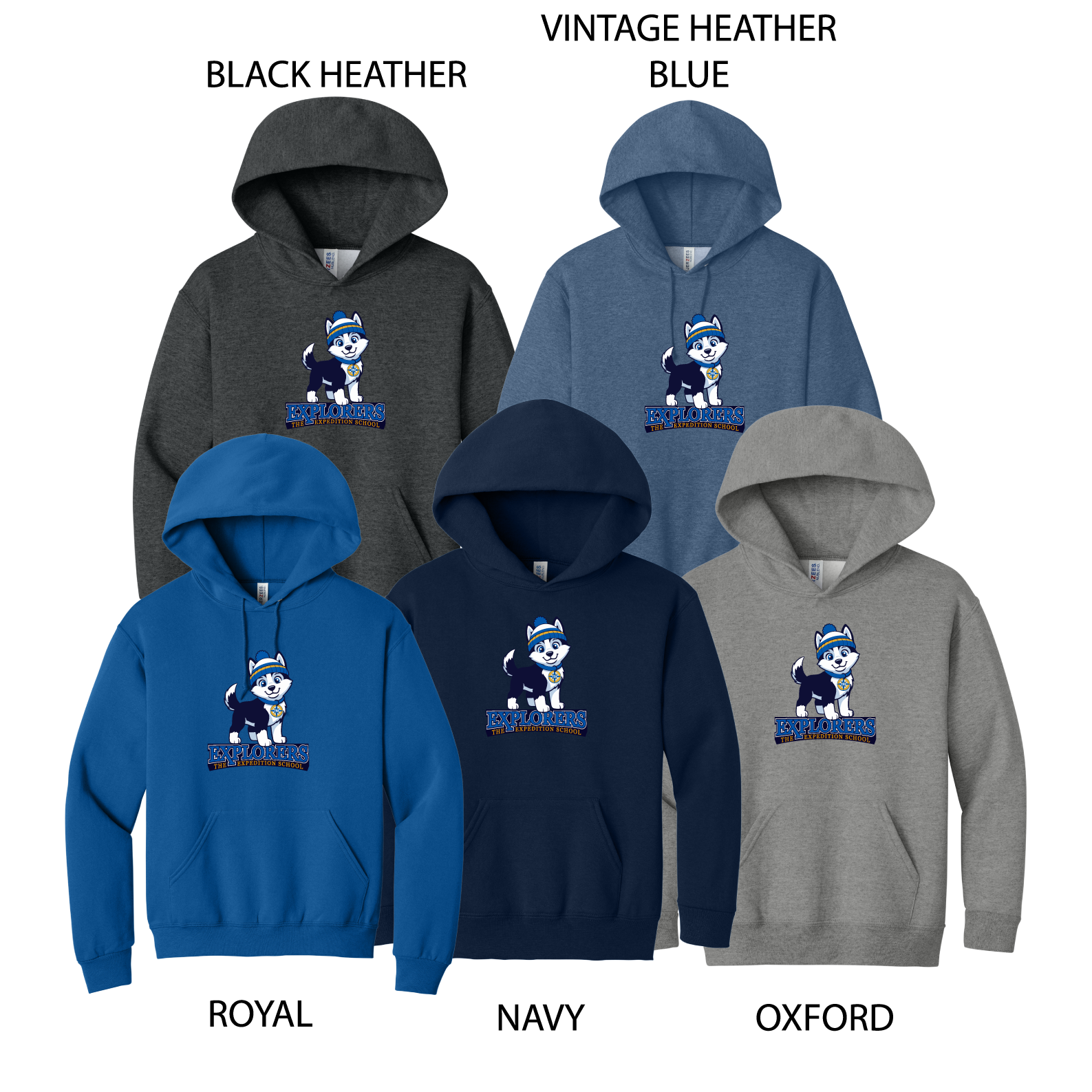 TES Husky Pup Hoodie